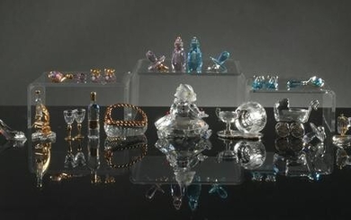 Swarovski 12 Boxed Crystal Assorted Miniature Sets