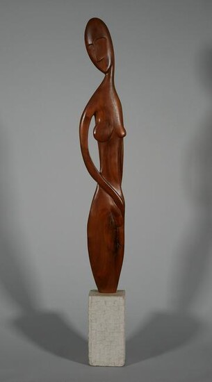TOM WILLIAMS Carved Nude Sculpture
