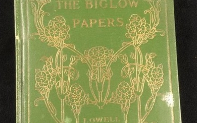 The Biglow Papers Green Hardcover Mini Book