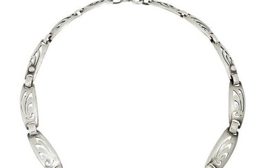 The Kalo Shop Art Deco motif necklace