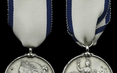 The historically important Naval General Service Medal awarded to Admiral J. H. Plumridge, Roya...