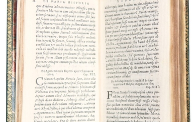 Thomaeus, Nicholas Leonicus | The 1555 Gryphius edition of De Varia Historia Libri Tres