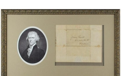 Thomas Jefferson Hand-Addressed Cover