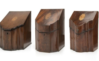 Three knife boxes