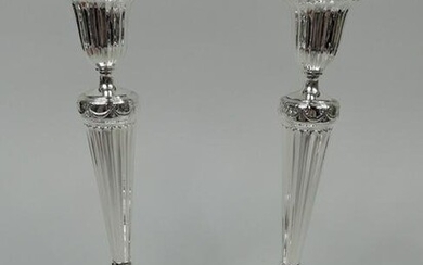 Tiffany Candlesticks 19187 Antique Neoclassical American Sterling Silver