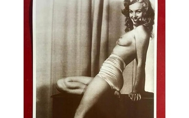 Topless Marilyn Monroe Photo Print