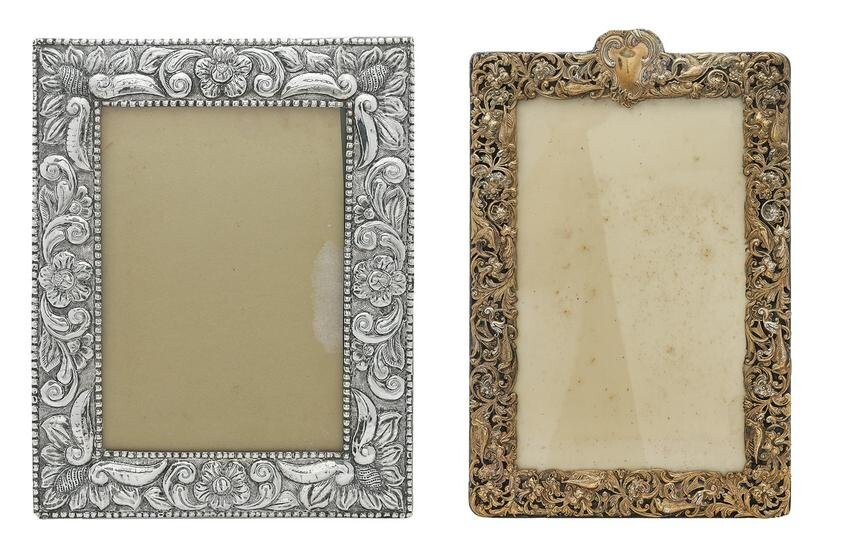 Two Silver Picture Frames