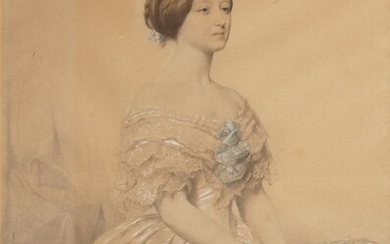 VIDAL Vincent, 1811-1887 Jeune femme au... - Lot 6 - Rossini