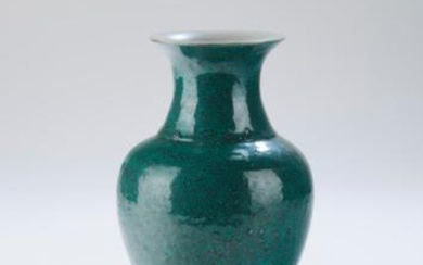 Vase mit "Robin's Egg" Glasur, China, 20. Jh.