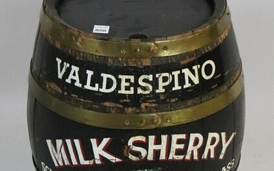 Vintage Coopered Spirit Barrel, Milk Sherry