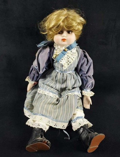 Vintage Victorian Schmid Musical Doll Porcelain