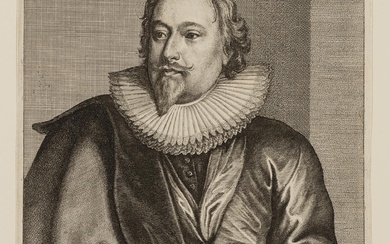 W. HOLLAR (*1607) after DYCK (*1599), Richard Weston (1577-1635), 1645, Etching
