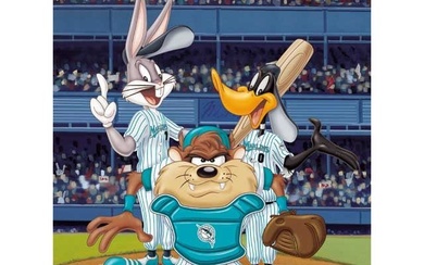 WARNER BROTHERS **AT THE PLATE - MARLINS** GICLEE