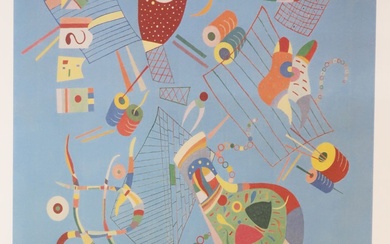 Wassily Kandinsky (1866-1944) "Sérénité", Farboffsetlithographie auf Bütten nach dem Original...
