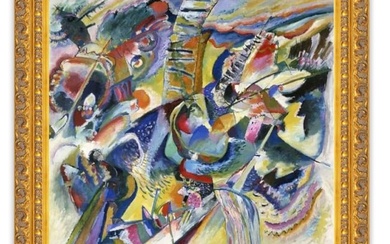 Wassily Kandinsky "Improvisation Gorge, 1914" Oil Painting, After