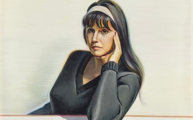 Wayne Thiebaud "Betty Jean Thiebaud and Book, 1969" Offset Lithograph