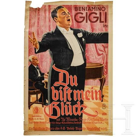 Willi Engelhardt - a rare movie poster "Du bist mein