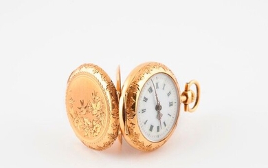 Yellow gold collar watch (750)