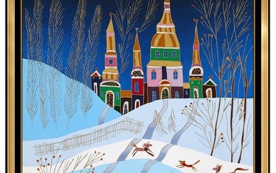 Yuri Gorbachev Original Oil Painting On Canvas Signed Modern Landscape Large Art