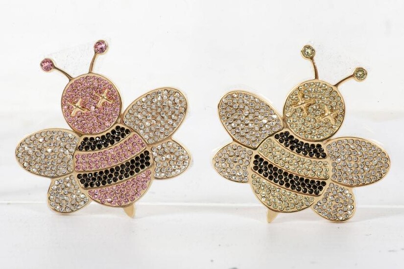 Kaws x Dior, 'Set of Bee Pins/ Brooches'