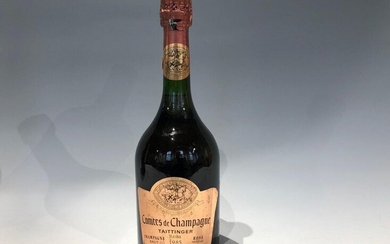 1 Bottle Champagne Comtes de Champagne Taittinger Brut rosé 1985 - ET