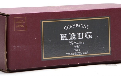 1 bt. Champagne “Collection”, Krug 1988 A (hf/in). Owc.