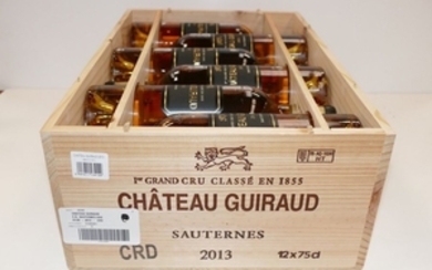 12 Btles Château Guiraud 2013 1er CC Sauternes en …