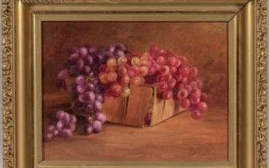American School, 20th Century Still Life with Grapes