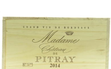 12 bottles of Madame de Chateau de Pitray 2014...