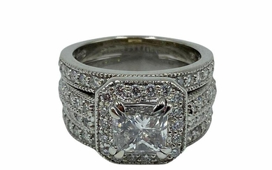 14kt WG and 3.00ct Diamond Engagement Ring