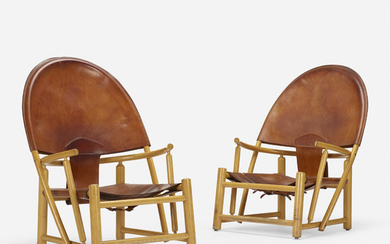 Werther Toffoloni and Piero Palange, Hoop lounge chairs pair