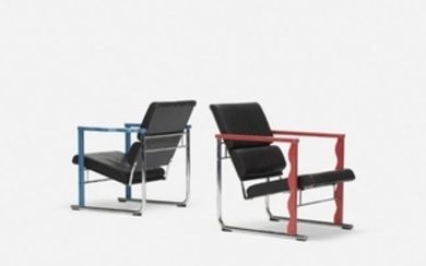 Yrjo Kukkapuro, Experiment lounge chairs, pair