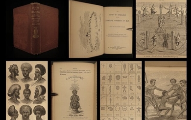 1870 1ed Lubbock Origin of Civilization Archaeology