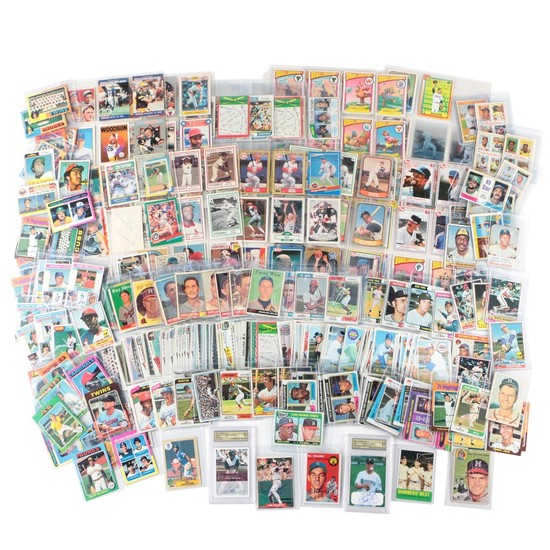 1958-1980s Topps Baseball and Other Cards with Hall of Fame Players