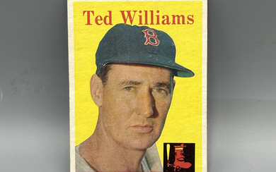 1958 Topps Ted Williams #1 - Creased
