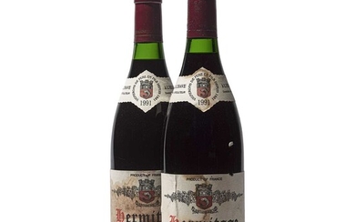 2 bottles 1991 Hermitage Chave