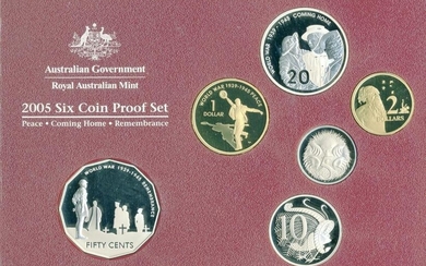 2005 Australian Six (6) Coin Proof Set