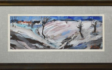 20TH C IMPRESSIONIST PAINTING SIGNED