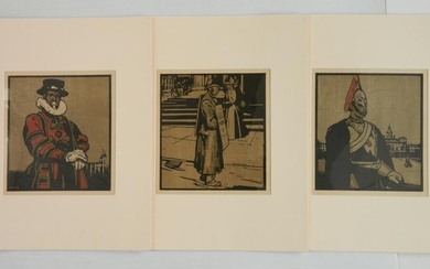3 William Nicholson lithographs