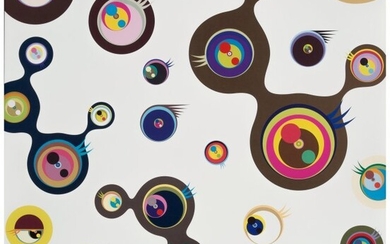 40060: Takashi Murakami (b. 1962) Jellyfish Eyes - Whit