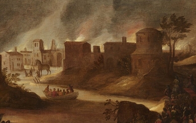 Daniel van Heil, attributed to - The Siege of Troy