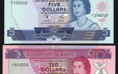 5 + 10 Dollars ND (1977) Queen Elizabeth II (P....