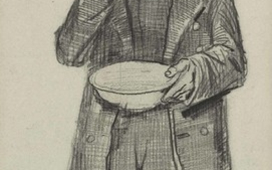 Vincent Van Gogh (1853-1890), Etende weesman met hoge hoed
