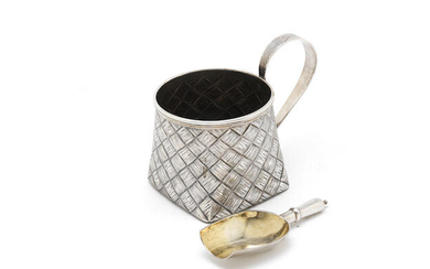 A 19th century Russian silver mug