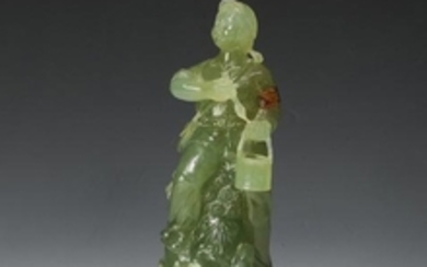 Chinese Cultural Revolution Jade Statue, Red Guard