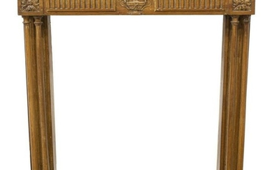 FRENCH ARCHITECTURAL OAK FIREPLACE SURROUND