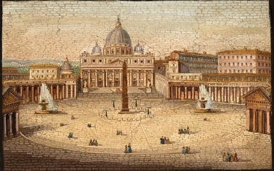 Grand Tour Micro-Mosaic of the Vatican