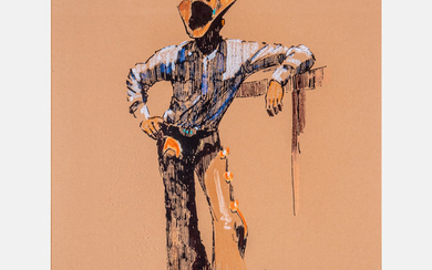Hugh Cabot, (American, 1930-2005) - Rodeo Cowboy