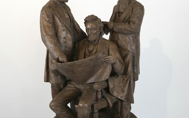 John Rogers Group: Abe Lincoln "Council of War"