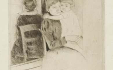 THE MIRROR (B. 136), Mary Cassatt